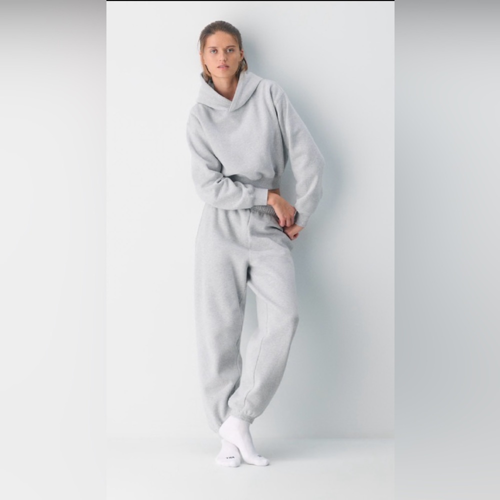 Aritzia Light Gray Jogger Track Pants